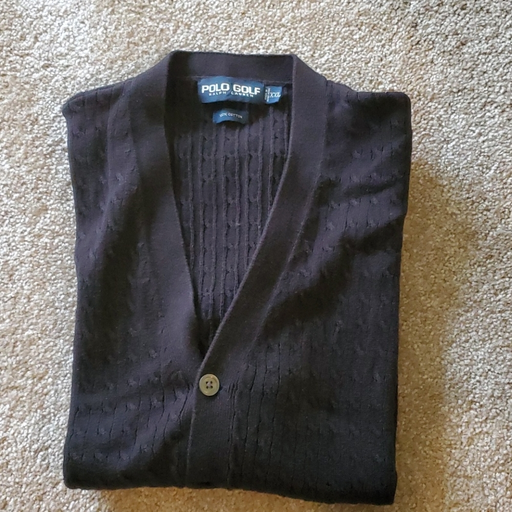 Polo Golf Vest mens button down  XXL